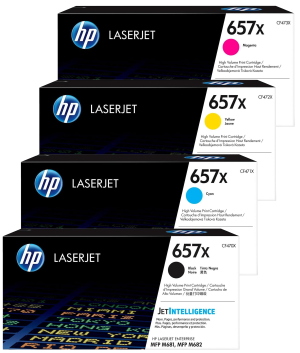 HP 657X (CF470/71/72/73X) Toner Multipack 4 colori