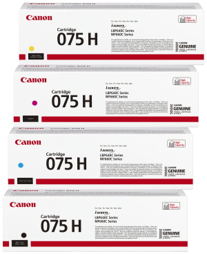 CANON 075H (075HBK/C/M/Y) Toner Multipack 4 colori