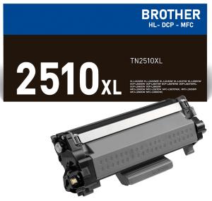 TN-2510XL Cartuccia toner 3.000 pagine stampanti Brother DCP HL MFC -L 2620 2627 2660 2665 2400 2445 2447 2865 2800 2827 2835 2860 2960 2980 DW DWE DWXL