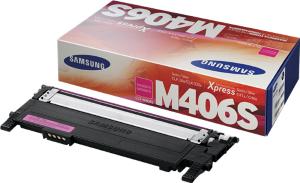 CLT-M406S SAMSUNG CARTUCCIA TONER MAGENTA alta qualità copertura 1.000 pagine  stampanti e multifunzione: SAMSUNG CLP 360 365 W CLX 3300 3305 FN FW Xpress C 410 W FW