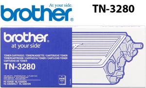 TN-3280 BROTHER CARTUCCIA TONER alta qualità 8.000 pagine  stampanti: BROTHER DCP 8070D 8085DN HL 5340D 5350DN 5350DNLT 5380DN MFC 8370DN 8380DN 8880DN 8890DW