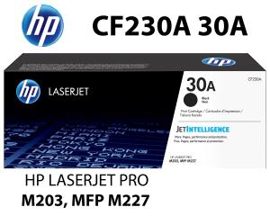CF230A 30A HP CARTUCCIA TONER NERO alta qualità copertura 1600 pagine  stampanti: HP LASERJET Pro M203dn M203dw MFP M227fdw M227sdn