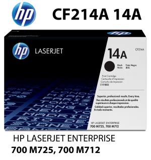 CF214A HP CARTUCCIA TONER NERO alta qualità copertura 10000 pagine  stampanti: HP LASERJET 700 M712 M712dn M712n M712xh Enterprise MFP M725 M725dn M725f M725z