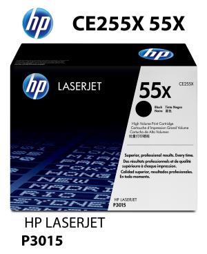 CE255X HP CARTUCCIA TONER NERO alta qualità copertura 12500 pagine  stampanti: HP LASERJET 500 MFP M525 M525c M525dn M525f P3015 P3015d P3015dn P3015x Pro M521dn M521dw