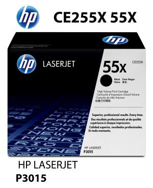 CE255X HP CARTUCCIA TONER NERO alta qualità copertura 12500 pagine  stampanti: HP LASERJET 500 MFP M525 M525c M525dn M525f P3015 P3015d P3015dn P3015x Pro M521dn M521dw