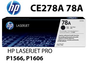 CE278A 78A HP CARTUCCIA TONER NERO alta qualità copertura 2100 pagine  stampanti: HP LASERJET PRO M1536dnf P1560 P1566 P1606dn