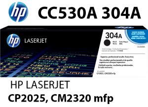 HP CC530A 304A Toner Nero 3.500 pagine  stampanti: HP Color LaserJet CM2320 CM2320fxi CM2320nf CP2020 CP2025 CP2025dn CP2025n CP2025x
