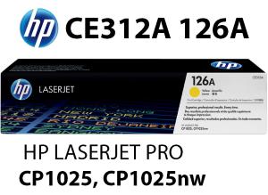 NUOVO HP  CE312A 126A Toner Giallo 1.000 pagine compatibile stampanti: HP LaserJet Pro 100 Color MFP M175a nw CP1025 nw 1020 TopShot M275