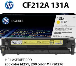 PZ 1 da 1.800 pagine NUOVO HP CF212A 131A CARTUCCIA TONER GIALLO Y alta qualità  stampanti e multifunzione: HP LaserJet Pro 200 color M251n M251nw M276n M276nw