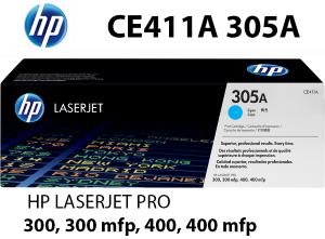 NUOVO HP CE411A 305A Toner Ciano 2.600 pagine compatibile stampanti: HP Laserjet Pro 300/400 color M351a M451 dn dw nw MPF M375 nw M475 dn dw