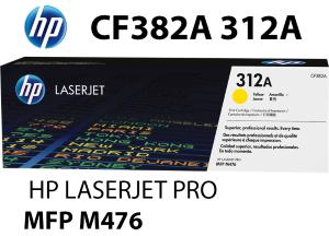 NUOVO HP CF382A 312A Toner Giallo 2700 pagine compatibile stampanti: HP Color LaserJet Pro M476 dn dw nw