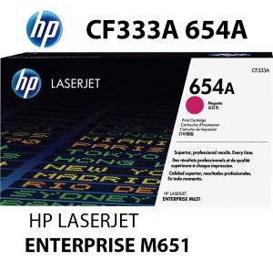 NUOVO HP CF333A 654A Toner Magenta 15000 pagine compatibile stampanti: HP Color LaserJet Enterprise M651 dn n xh