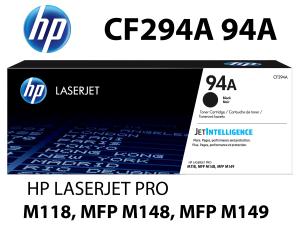CF294A 94A HP CARTUCCIA TONER NERO alta qualità copertura 1200 pagine  stampanti: HP LaserJet Pro M118dw M148dw M148fdw