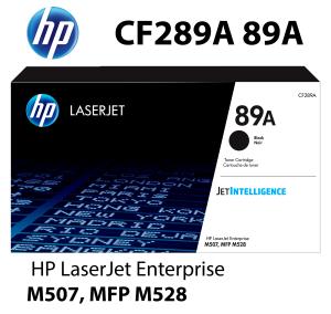 CF289A 89A HP CARTUCCIA TONER NERO alta qualità copertura 5000 pagine  stampanti: HP LaserJet Enterprise M507dn M507x M528dn M528f M528z