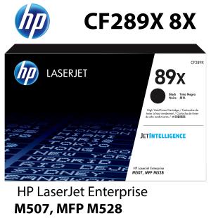 NUOVO HP CF289X 89 CARTUCCIA TONER NERO alta qualità copertura 10000 pagine  stampanti: HP LaserJet Enterprise M507dn M507x M528dn M528f M528z