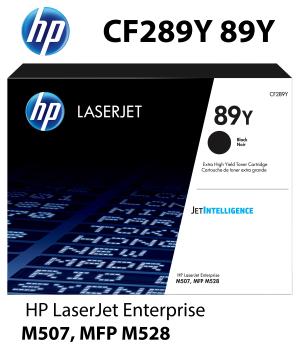 NUOVO HP CF289Y 89Y CARTUCCIA TONER NERO alta qualità copertura 20000 pagine  stampanti: HP LaserJet Enterprise M507dn M507x M528dn M528f M528z
