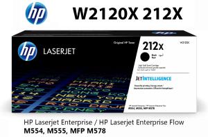 HP W2120X 212X Toner Nero 13.000 pagine  stampanti: HP Color LaserJet Enterprise M554dn M555dn M555x MFP M578dn MFP M578f Flow MFP M578c