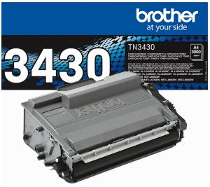 TN-3430 Cartuccia toner 3.000 pagine stampanti Brother HL-L5000D HL-L5100DN HL-L5200DW HL-L6250DN HL-L6300DW HL-L6400DW DCP-L5500DN MFC-L5700DN MFC-L5750DW DCP-L6600DW MFC-L6800DW MFC-L6900DW