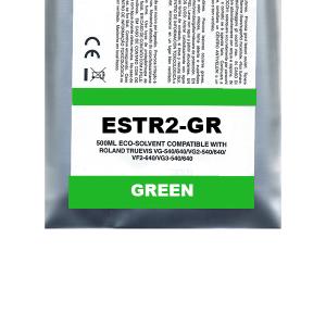 GREEN PIGMENT ECO-SOLVENT INK BAG COMPA ROLAND TRUEVIS SG2,VG2,VF2,SG3,VG3#500ML