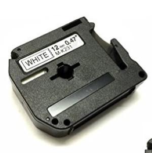 LAMINATO BLACK-WHITE 12MMX8M BROTHER LABEL#MK-231SBZ