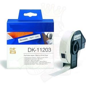 WHITE 17MMX87MM 300PSC FOR BROTHER P-TOUCH QL1000 1050 1060