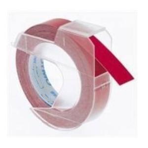 ROSSO COMPA DYMO JUNIOR/OMEGA NASTRO A RELIEVO 3D-9MMX3M